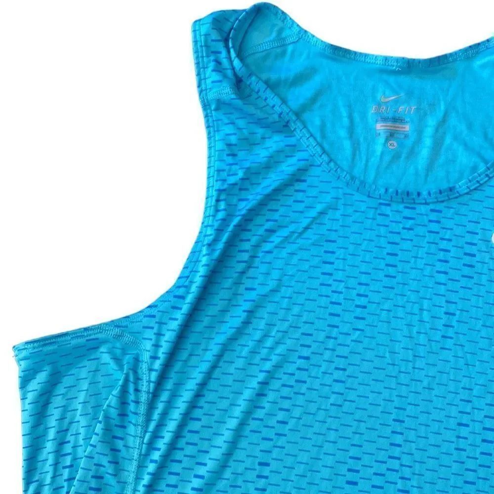 Nike blue gray XL sleeveless tank - Picture 2 of 9